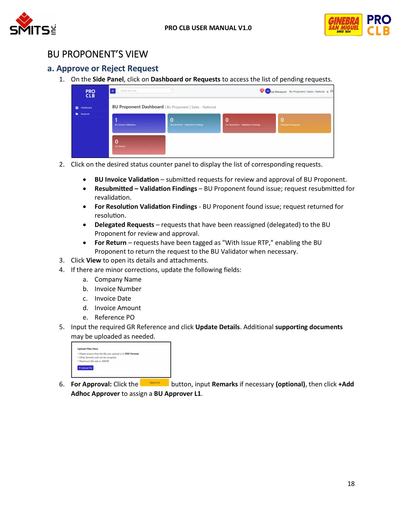BU Proponent manual page 18