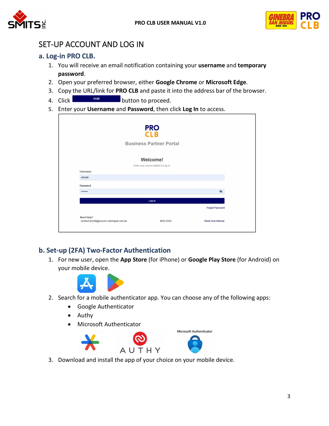 Getting Started manual page 3